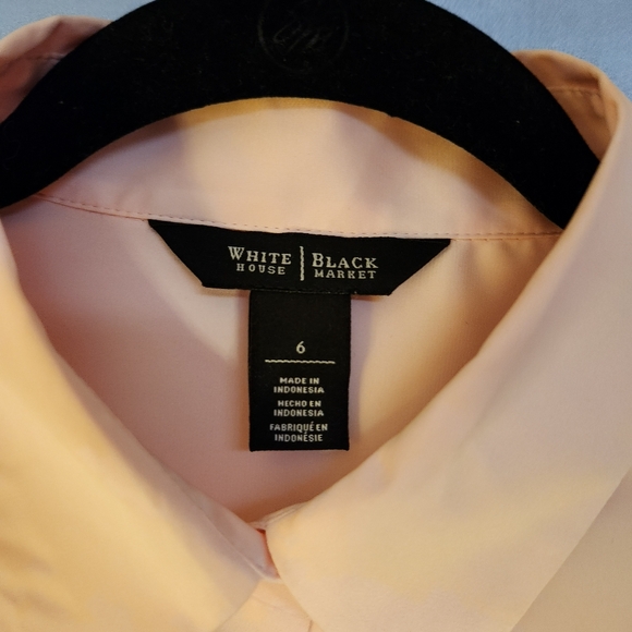 EUC WHBM long sleeve blouse light pink Size 6 💕 - Picture 3 of 13